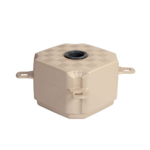 Cubo con palo per l'ancoraggio sicuro del molo