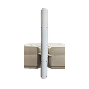 Paraurti verticale bianco per la massima protezione